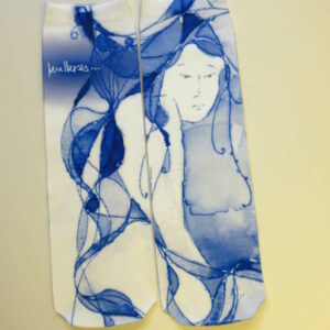 Calcetines con el diseño muller hada azul