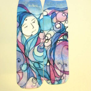 Calcetines con el diseño muller tuareg azul