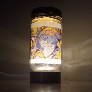 Lampara Vegetal con el diseño Acurrucada