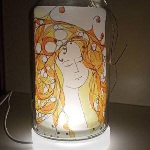 Lampara Vegetal con el diseño Bolitas