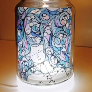 Lampara Vegetal con el diseño Mulleres