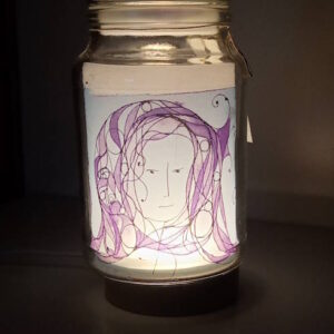 Lampara Vegetal con el diseño Velo