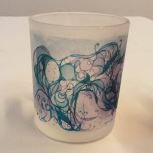 Taza con el diseño Tuareg Azul