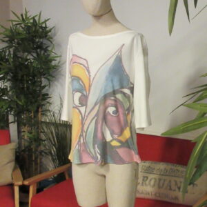 Camiseta Media Manga Acurrucada